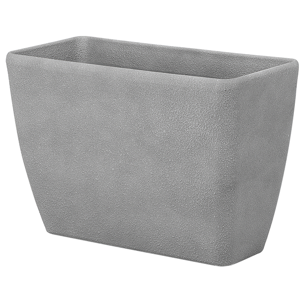 Set mit 2 Blumentöpfen BARIS Stein 60/74 cm Grau