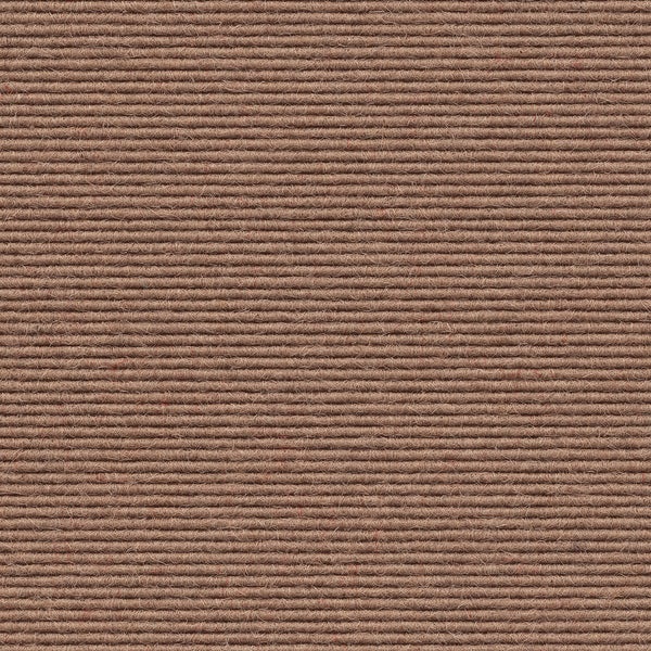 Gerippter Nadelfilz-Teppichboden mit Linienstruktur.