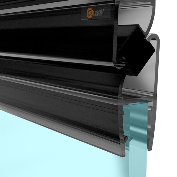 Quest Logo und Dichtungsprofil für Duschkabinen