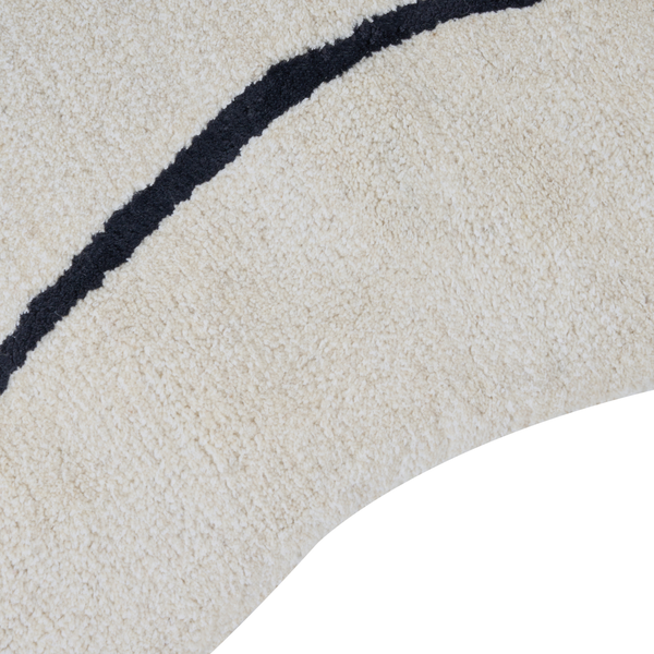 Teppich DERA Beige 160 x 230 cm Viskose