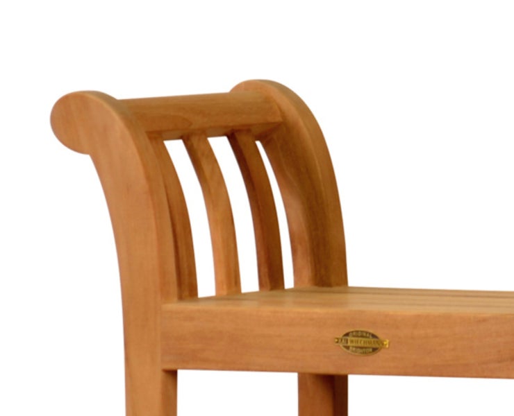 Teak Hocker Gartenhocker Holz Blumenhocker 67 x 31 cm premium