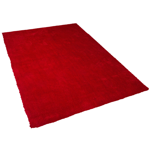 Teppich rot 160 x 230 cm Shaggy DEMRE