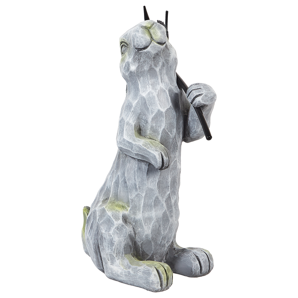 Dekofigur Hasenform grau 37 cm NOLAY