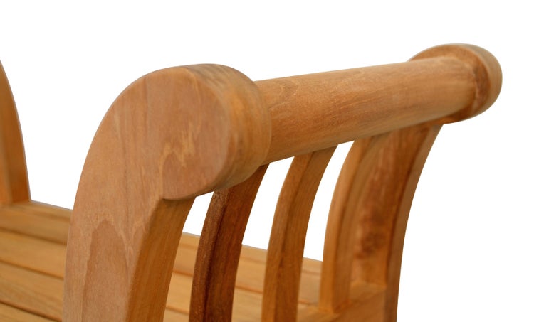 Teak Hocker Gartenhocker Holz Blumenhocker 67 x 31 cm premium