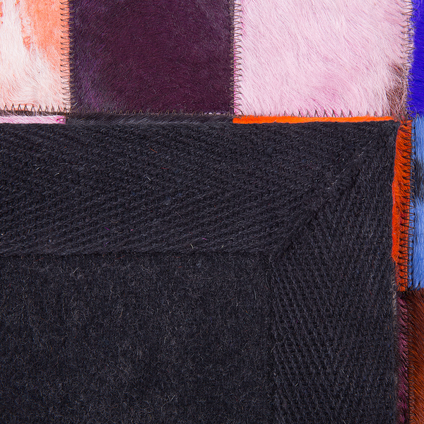 Teppich Kuhfell bunt 200 x 300 cm Patchwork ENNE