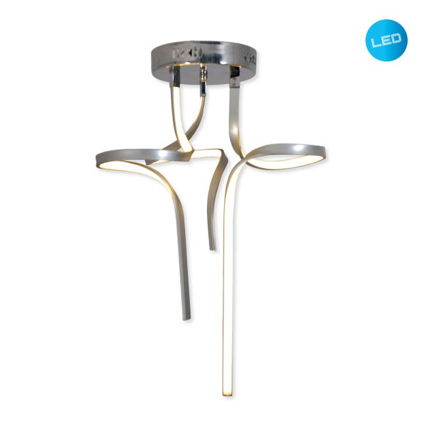 Moderne LED Deckenleuchte aus Metall