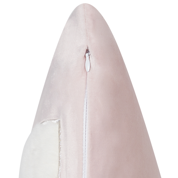 Dekokissen 2er Set IBERIS Samtstoff 45 x 45 cm Rosa