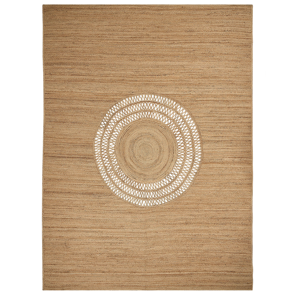 Teppich BOGAZOREN 300 x 400 cm Jute Beige