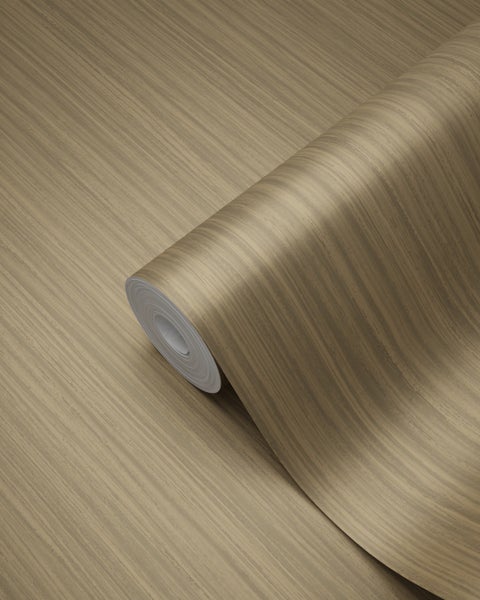 Origin Wallcoverings Tapete feine Streifen Kupferbraun - 53 cm x 10.05 m - 346620