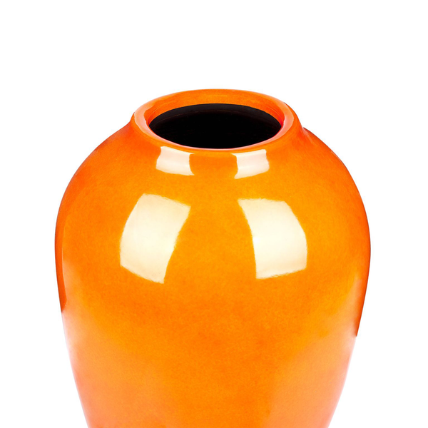 Blumenvase TERRASA Keramik 39 cm Orange