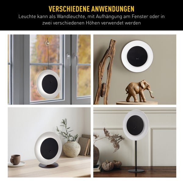 Tischleuchte mit indirekter Beleuchtung im modernen Design