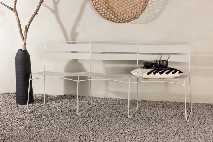 Lina Gartensofa 2 Pers. beige. 180 X 55 X 78 cm