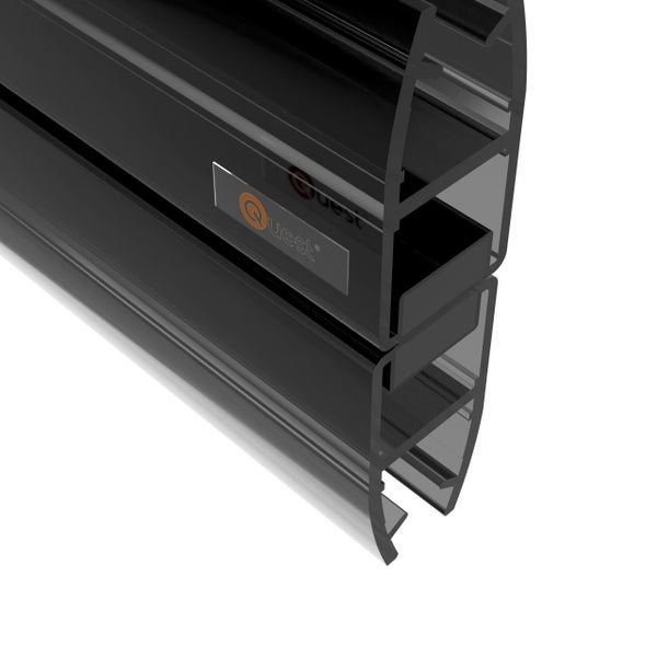 Quest Logo auf einem Fensterdichtungsprofil