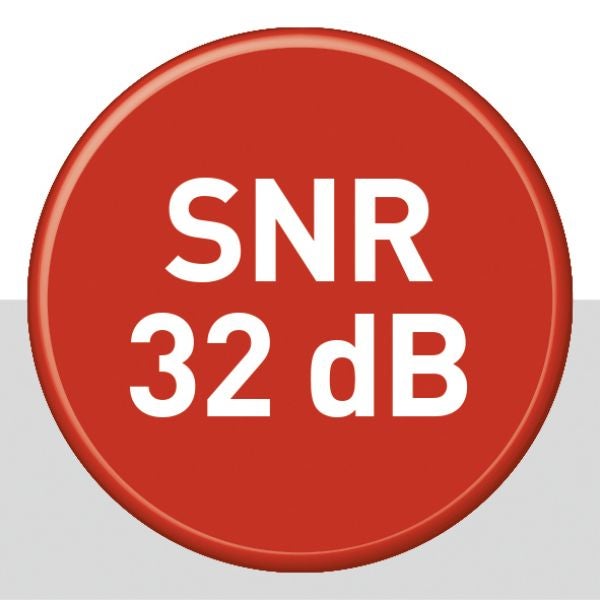 SNR Signal-Rausch-Verhältnis 32 dB