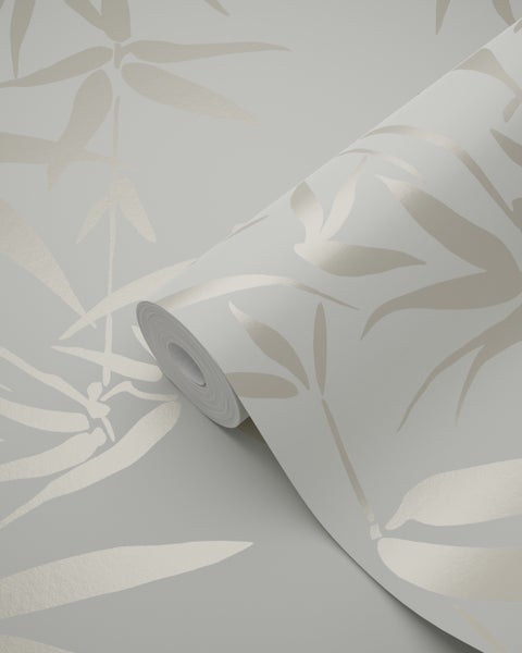 Origin Wallcoverings Tapete Bambusblätter Beige - 53 cm x 10.05 m - 347735