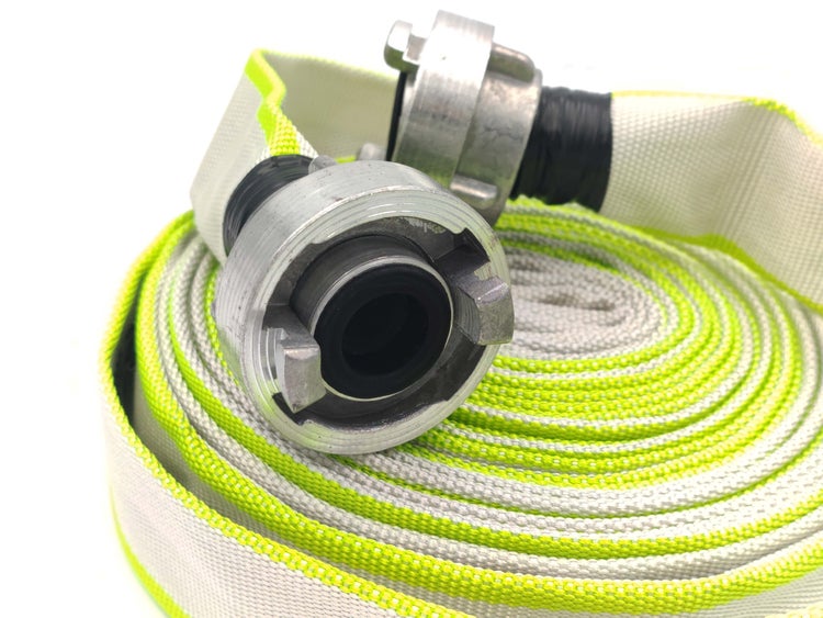 1 Zoll | D-25-30 Meter Industrieschlauch | Feuerwehrschlauch | Bauschlauch | Flachschlauch | Schlauch mit Storz-Kupplung