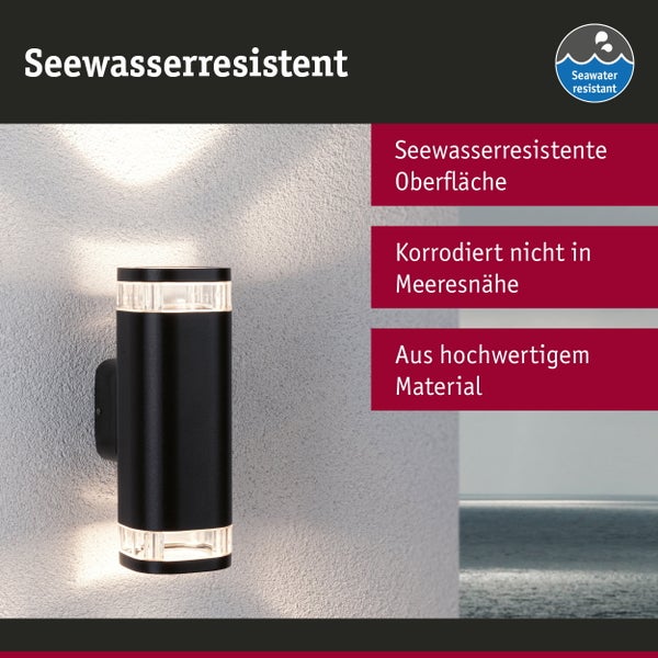 Paulmann Solar Hausnummer Null mit LED Beleuchtung inklusive Produktverpackung
