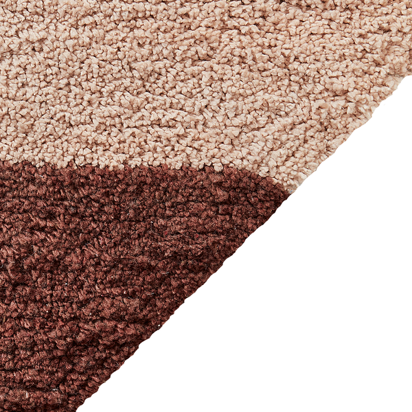 Teppich XULUF Braun 140 x 200 cm Baumwolle