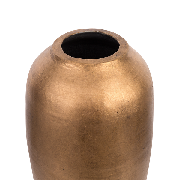 Dekovase LORCA Keramik 48 cm Gold