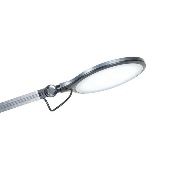 Design Tischleuchte grau inkl. LED mit kabellosem Ladegerät - Don