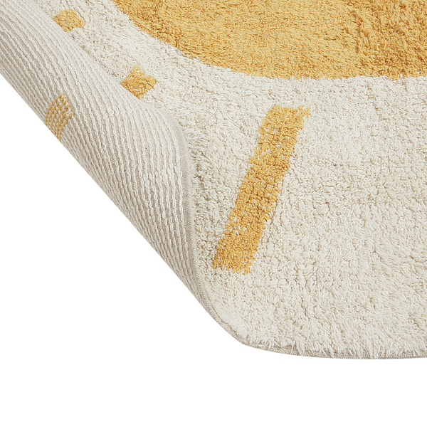 Kinderteppich BAIKER Beige ø 140 cm Baumwolle