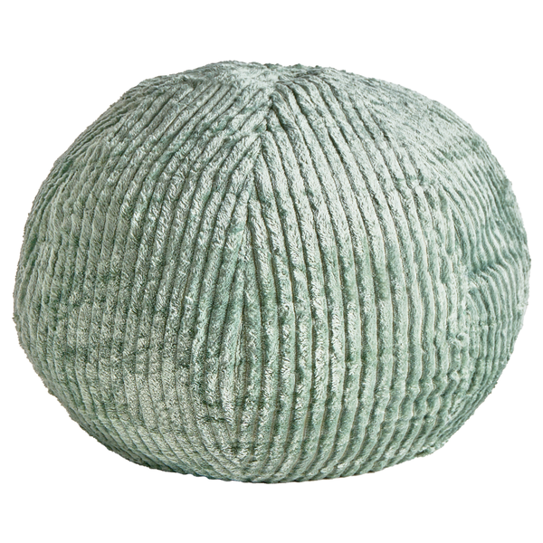 Runder Kissenhocker aus Cord