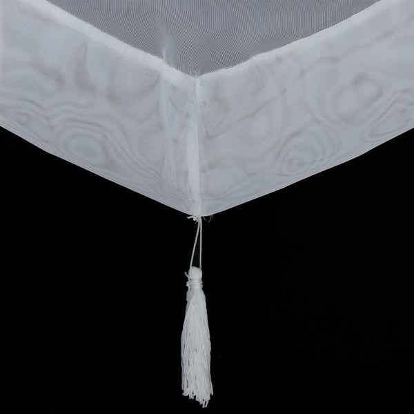 Dekoschleier mit Quaste