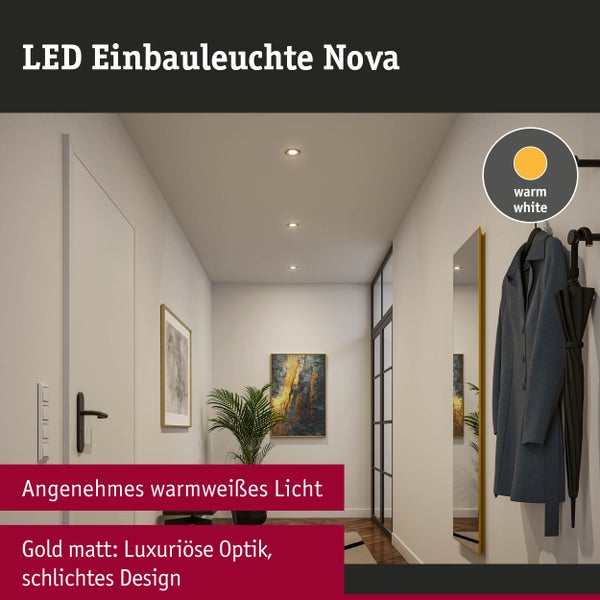 Quadratische Außenwandleuchte mit Schutzart IP44, inklusive Maßen von 220 mal 102 mal 102 Millimeter und 5 Jahren Garantie.