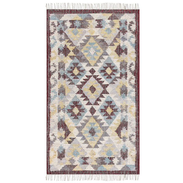 Teppich FENER Bunt 80 x 150 cm Jute