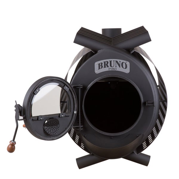Bruno Pyro Kaminofen mit geöffneter Tür