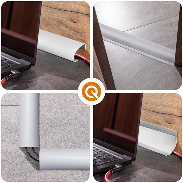 Mehrfachansicht von Kabelschächten zur Kabelorganisation