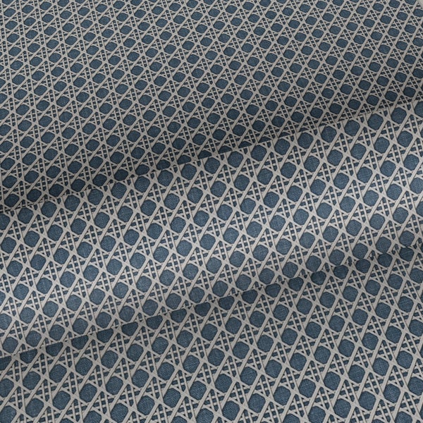 Sanders und Sanders Tapete Karomuster Dunkelblau - 53 cm x 10 m - 640514