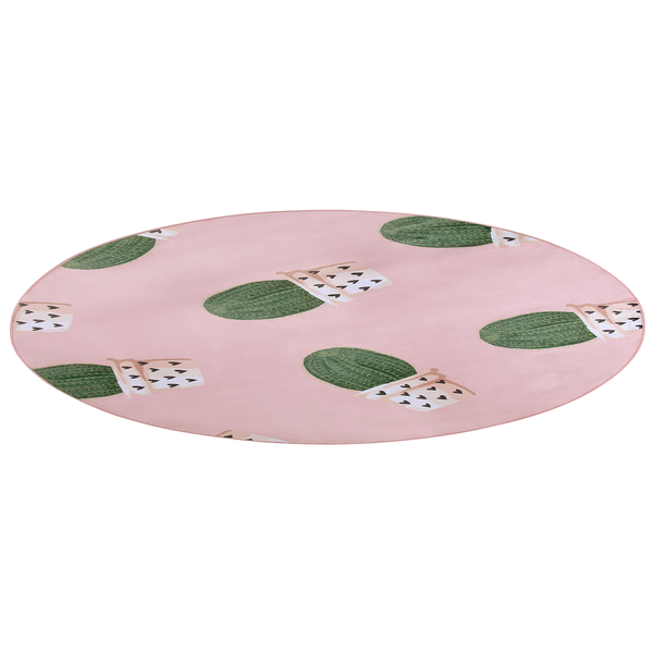 Kinderteppich ELDIVAN Rosa ø 120 cm