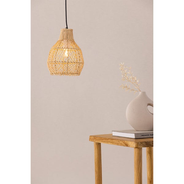 Varekil Beleuchtung Pendelleuchte 20x20x25cm natur. 20 X 20 X 25 cm