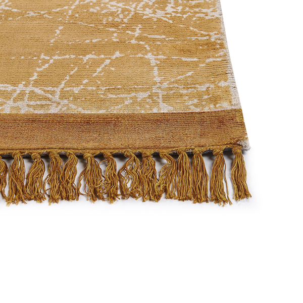 Teppich HANLI Orange 140 x 200 cm Viskose