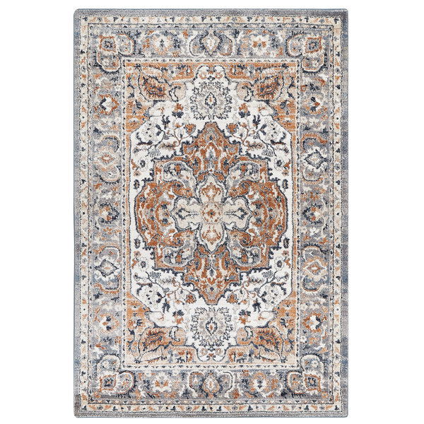 Teppich mehrfarbig 200 x 300 cm orientalisches Muster Kurzflor MARALIK