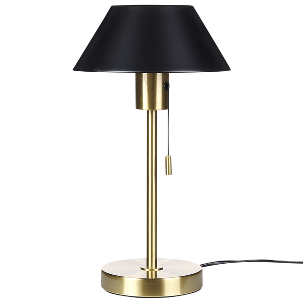 Tischleuchte CAPARO Metall Schwarz / Gold
