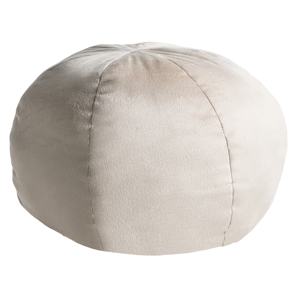 Runder Sitzsack aus Stoff