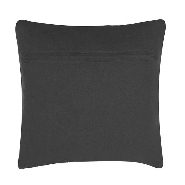 Dekokissen 2er Set LALAM Baumwolle 45 x 45 cm Grau Geometrisches Muster