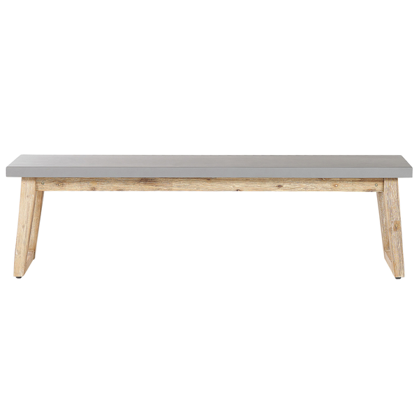 Gartenbank ORIA 160 cm Beton Grau