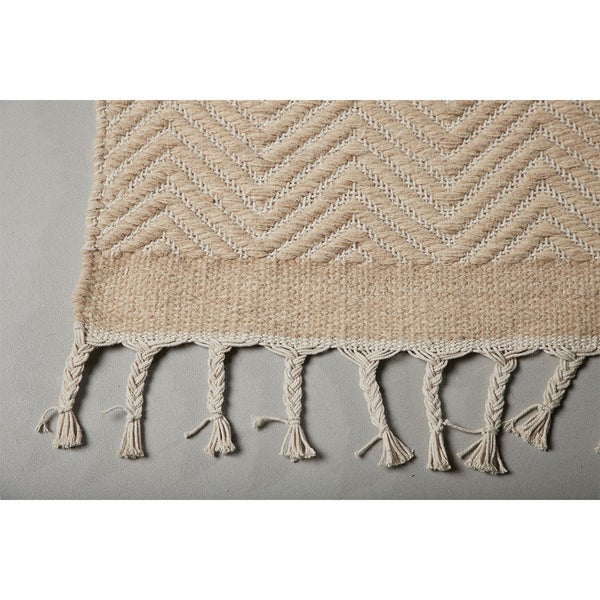 Loke Teppich 350x252cm Beige. 252 X 350 X 1 cm
