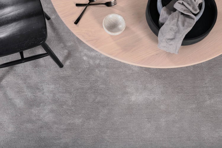 Undra Teppich 240x170 cm Polyester grau. 170 X 240 X 1 cm