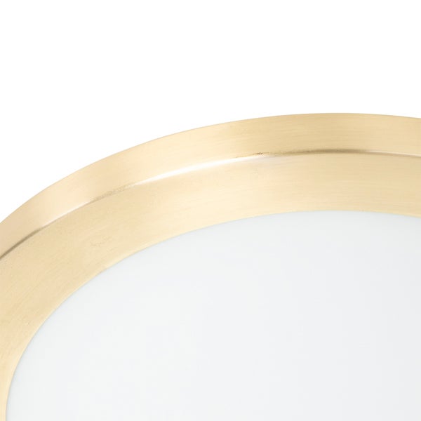 Moderne Deckenleuchte Gold 41 cm IP44 - Yuma