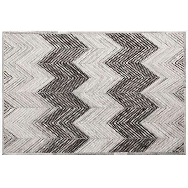 Teppich AYTEPE Grau 160 x 230 cm Echtleder