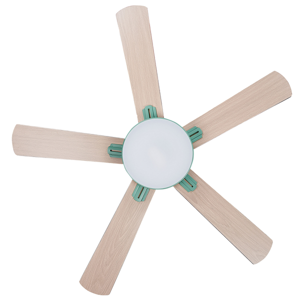 Deckenventilator mit Licht HOBBLE mit Fernbedienung Mintgrün