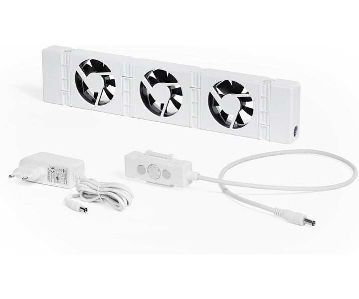 Simple Fix Heizkörper Ventilator - Energieeffizient, Erwärmt deinen Raum doppelt so schnell, Bis zu 30 % Energieeinsparung - Flüsterleise, Einfach zu montierender Heizungsventilator - 1 Stuck