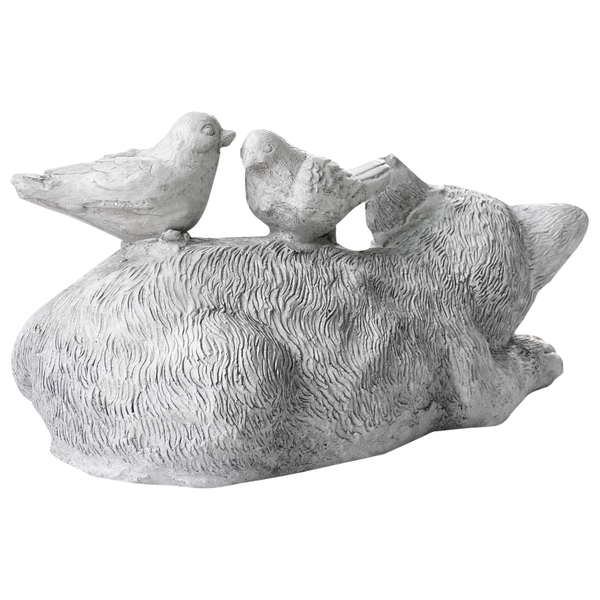 Gartenfigur KALELA Katze Grau