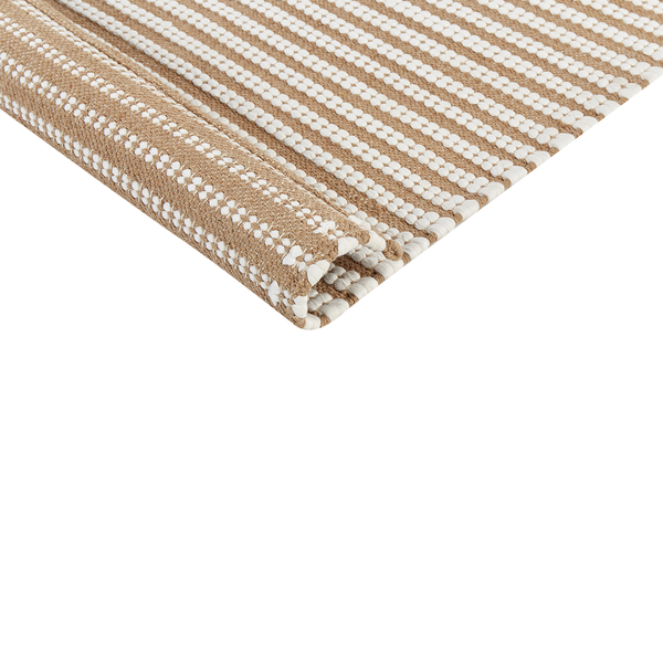 Teppich SOFULU Braun 80 x 150 cm Baumwolle