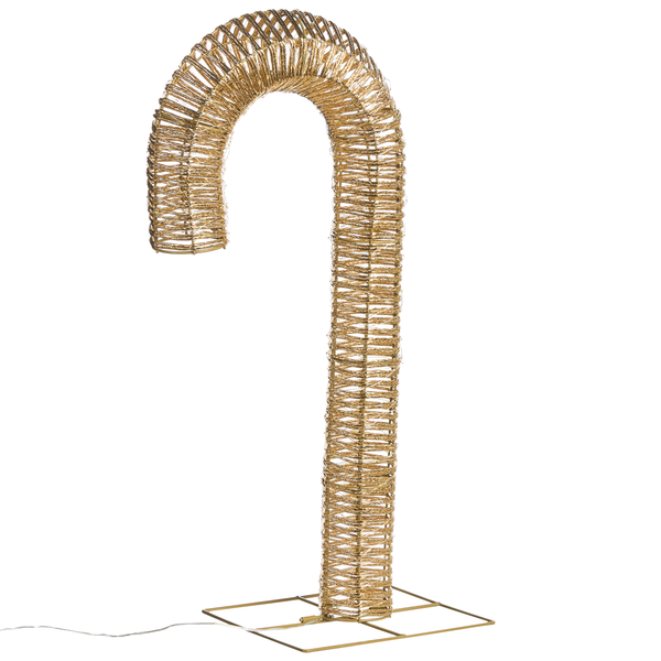 Dekorative Zuckerstange aus Drahtgeflecht für die Weihnachtszeit