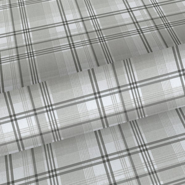Sanders und Sanders Tapete Karomuster Dunkelgrau - 53 cm x 10.05 m - 640715